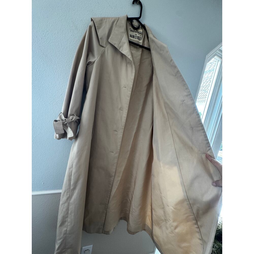 Vintage Diane Von Furstenburg Beige Trenchcoat - Picture 9 of 9